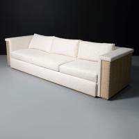 Large J. Robert Scott Custom Sofa, 100W - Sold for $6,080 on 05-24-2025 (Lot 400).jpg